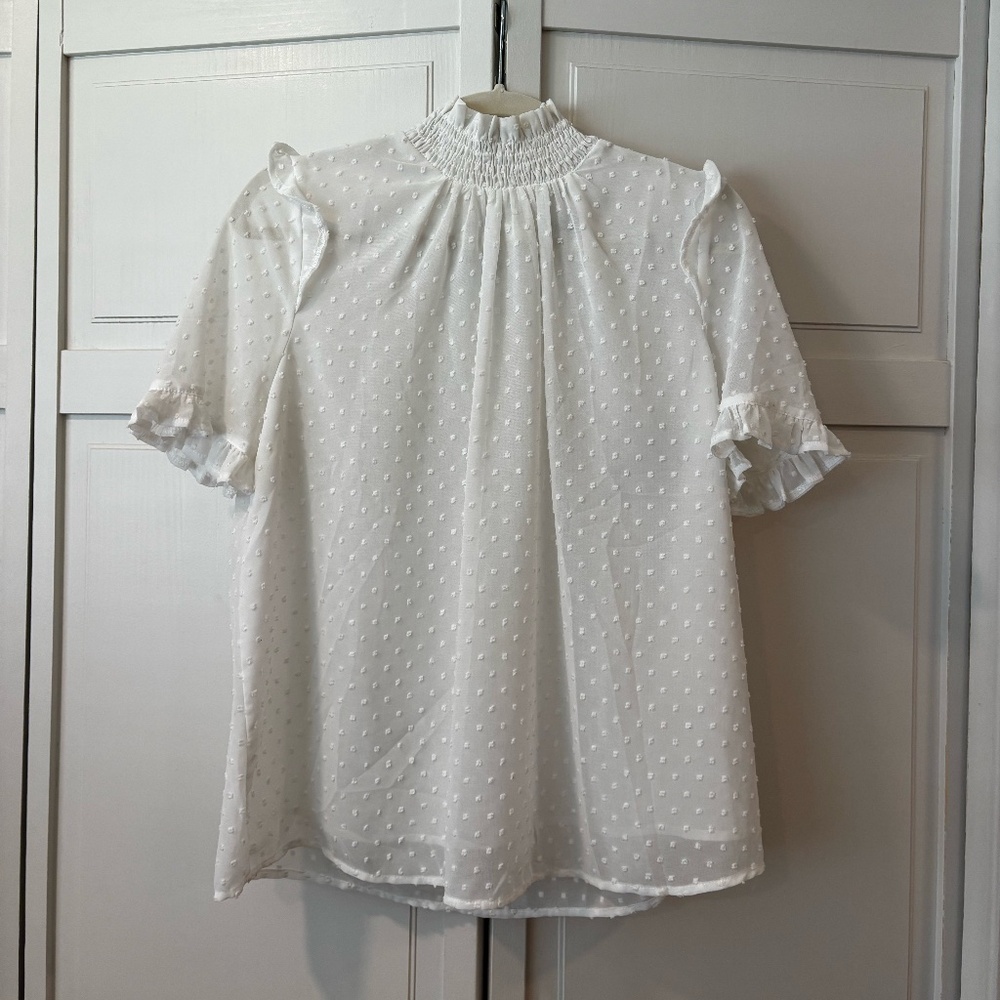 White Sheer Blouse